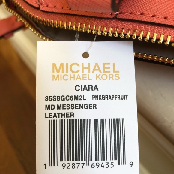 NWT Michael Kors saffianoleather md Ciara handbag - Picture 5 of 8